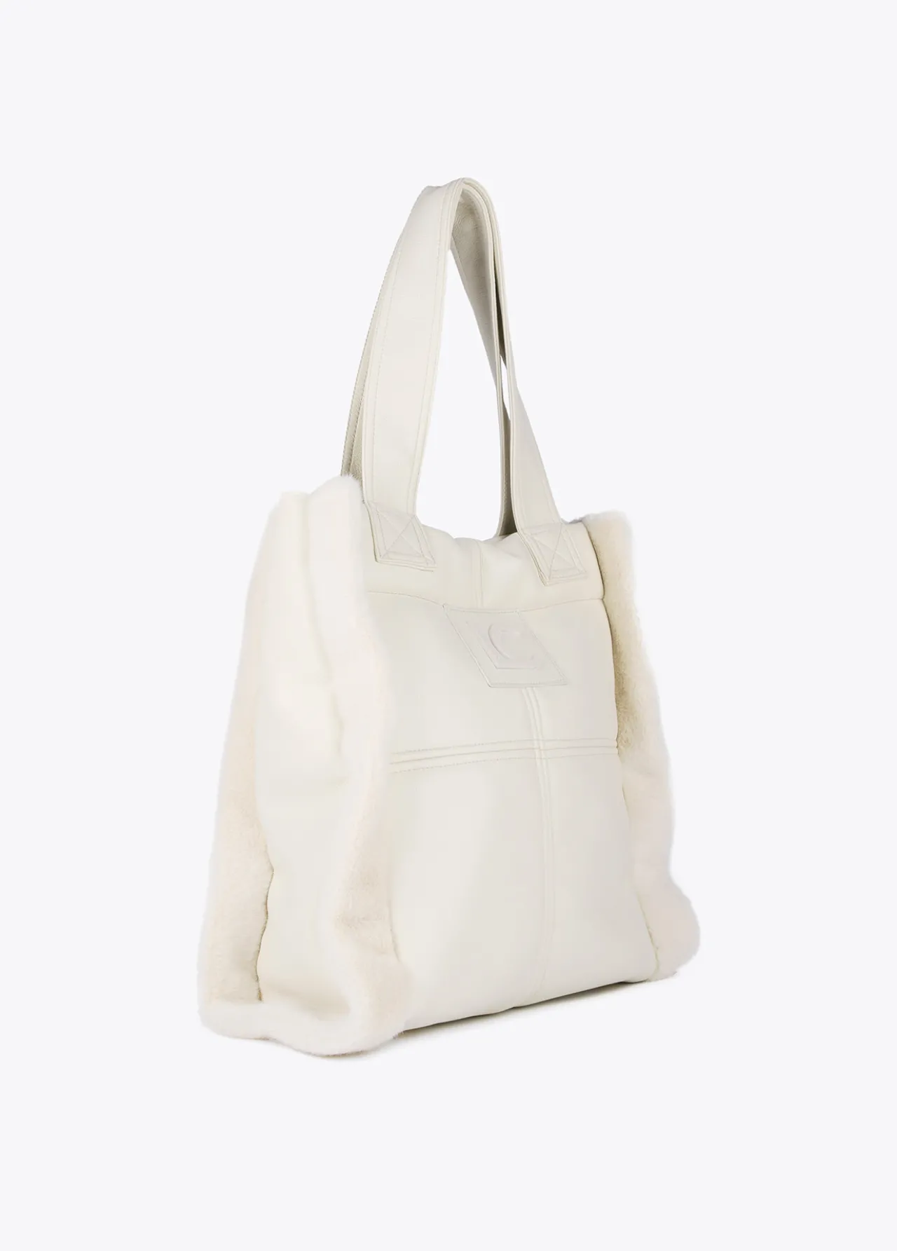 shopper_efecto_piel_y_pelo_3.webp Lola Casademunt Bolsos De Hombro | Bolsos Grandes<Shopper efecto piel y pelo NEGRO