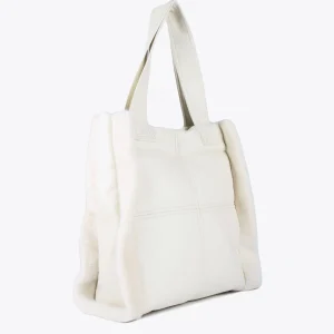 Lola Casademunt Bolsos De Hombro | Bolsos Grandes<Shopper efecto piel y pelo NEGRO