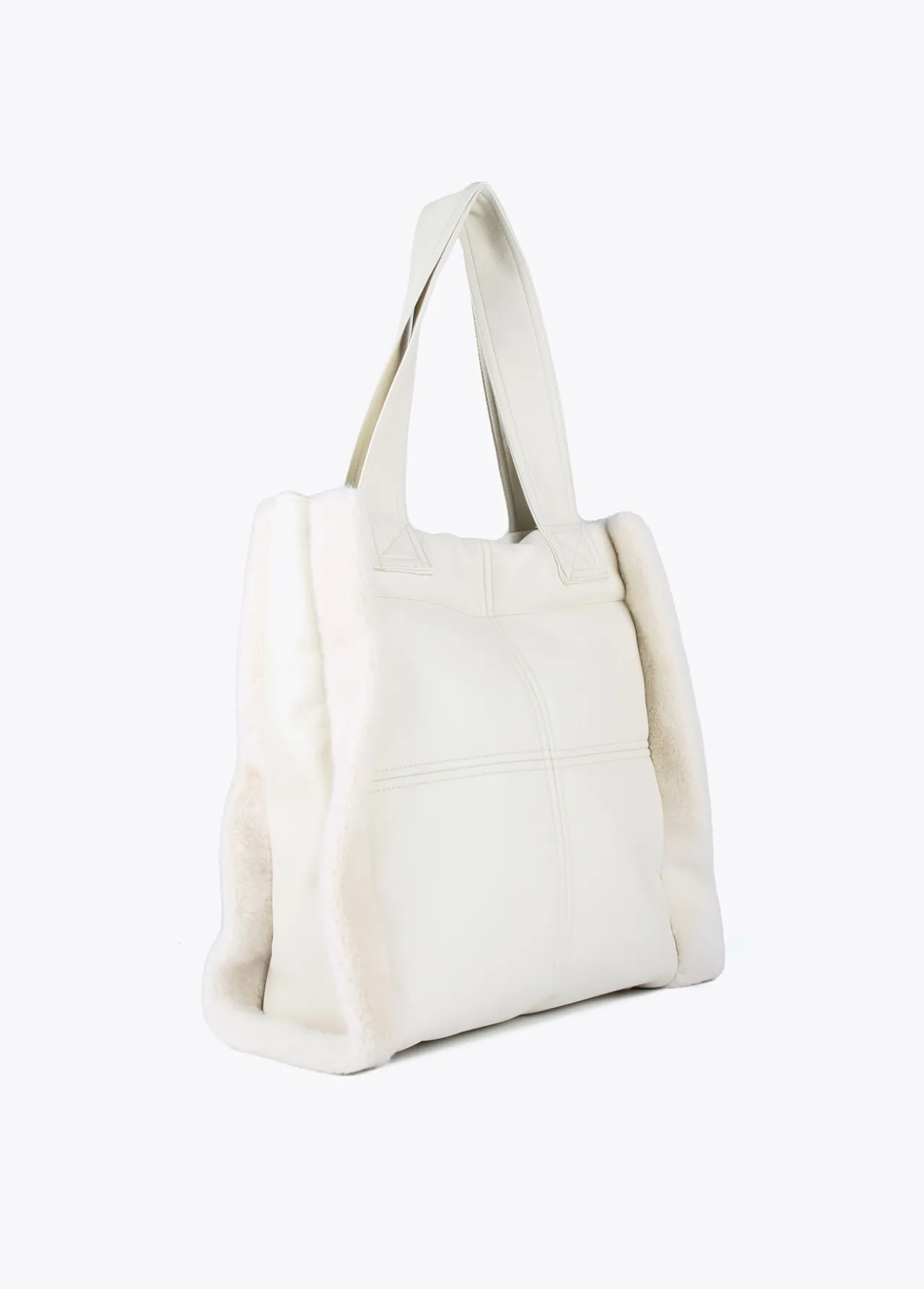 shopper_efecto_piel_y_pelo_4.webp Lola Casademunt Bolsos De Hombro | Bolsos Grandes<Shopper efecto piel y pelo NEGRO