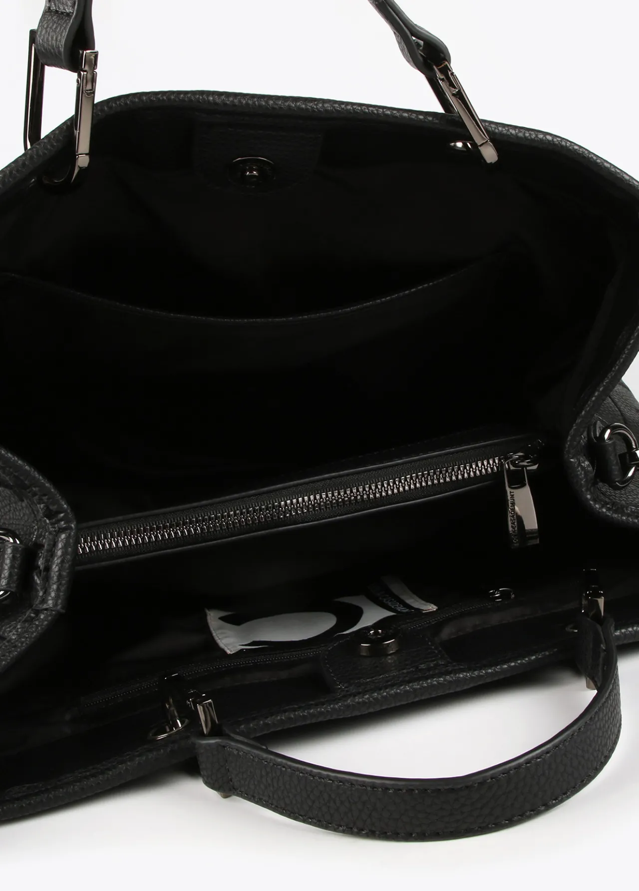 shopper_grabado_1.webp Lola Casademunt Bolsos Shopper | Bolsos De Hombro<Shopper grabado NEGRO