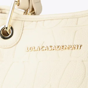 Lola Casademunt Bolsos Shopper | Bolsos De Hombro<Shopper grabado NEGRO