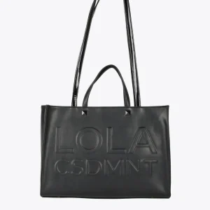 Lola Casademunt Bolsos Shopper | Bolsos Grandes<Shopper logo relieve KAKI