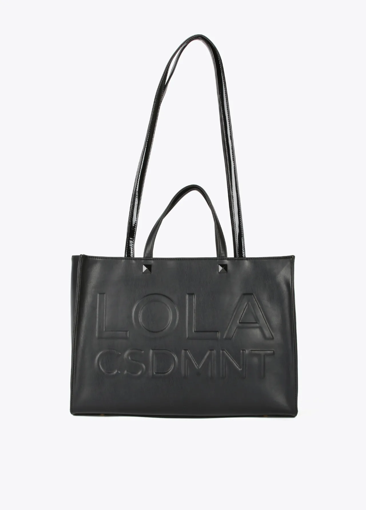 shopper_logo_relieve_0.webp Lola Casademunt Bolsos Shopper | Bolsos Grandes<Shopper logo relieve KAKI