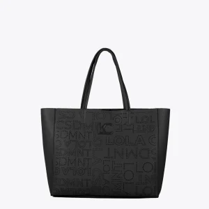 Lola Casademunt Bolsos Shopper | Bolsos De Hombro<Shopper logo troquelado CRUDO
