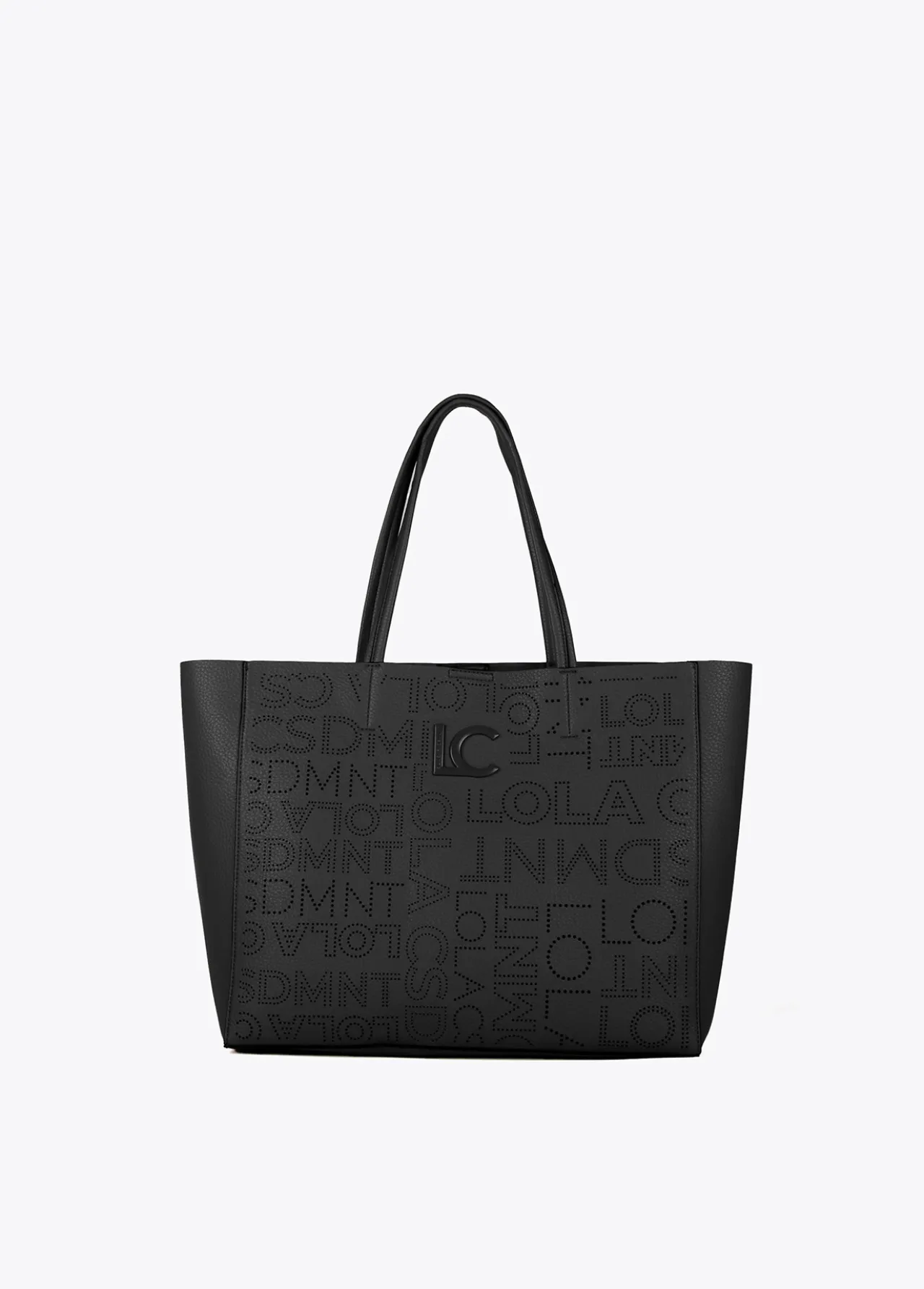 shopper_logo_troquelado_0-1.webp Lola Casademunt Bolsos Shopper | Bolsos De Hombro<Shopper logo troquelado CRUDO
