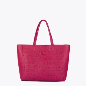 Lola Casademunt Bolsos Shopper | Bolsos De Hombro<Shopper logo troquelado CRUDO