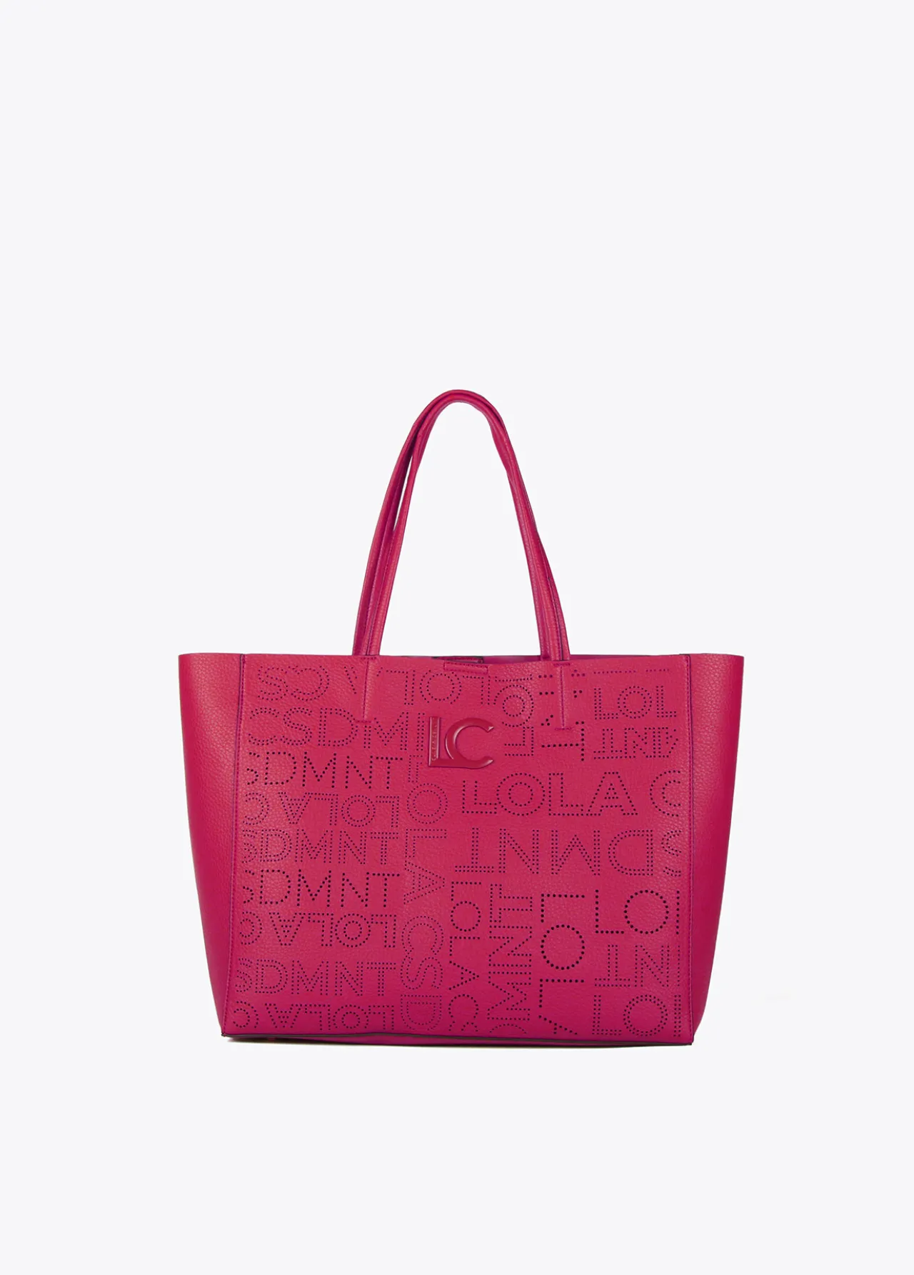shopper_logo_troquelado_0.webp Lola Casademunt Bolsos Shopper | Bolsos De Hombro<Shopper logo troquelado CRUDO