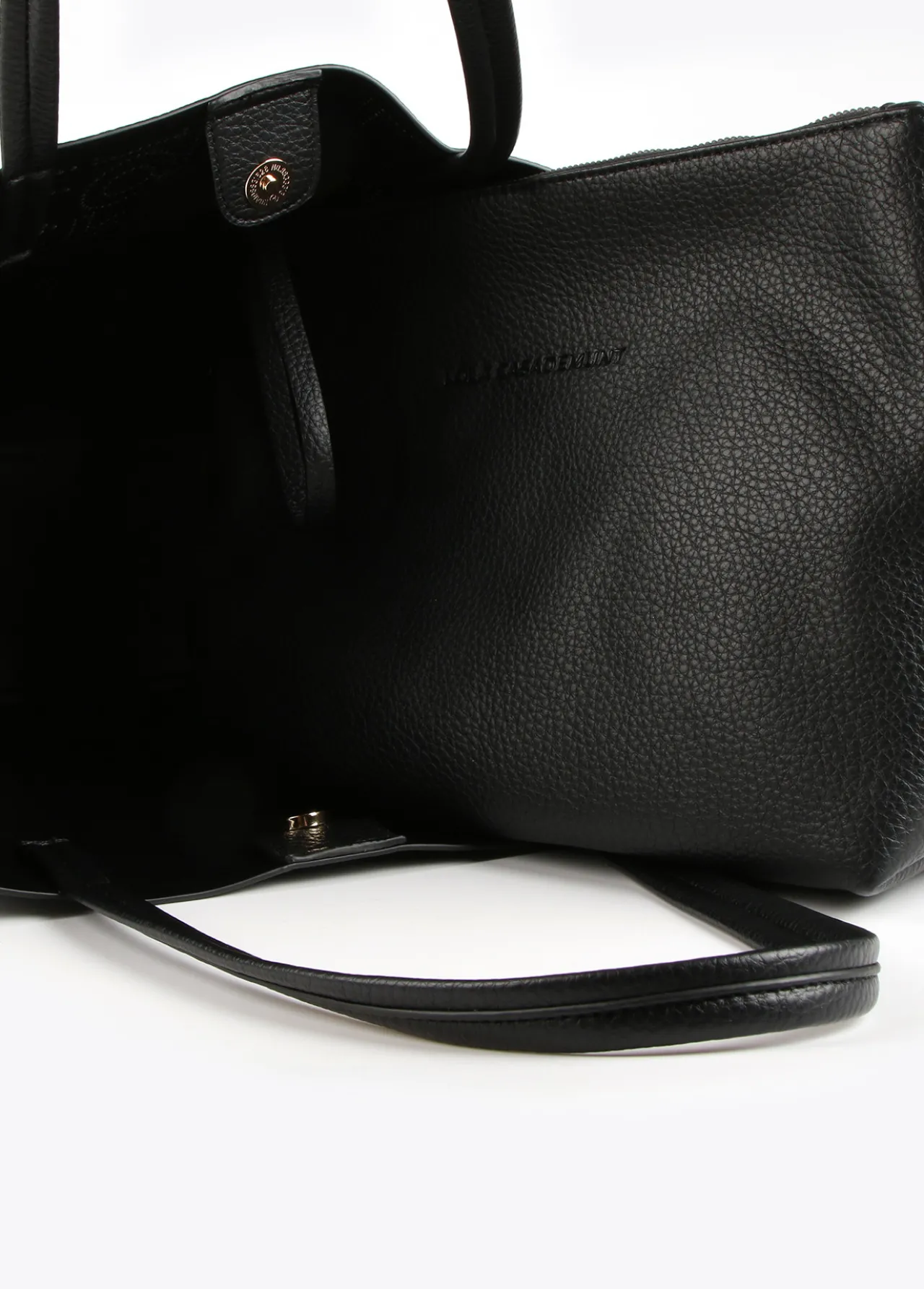 shopper_logo_troquelado_2-1.webp Lola Casademunt Bolsos Shopper | Bolsos De Hombro<Shopper logo troquelado CRUDO