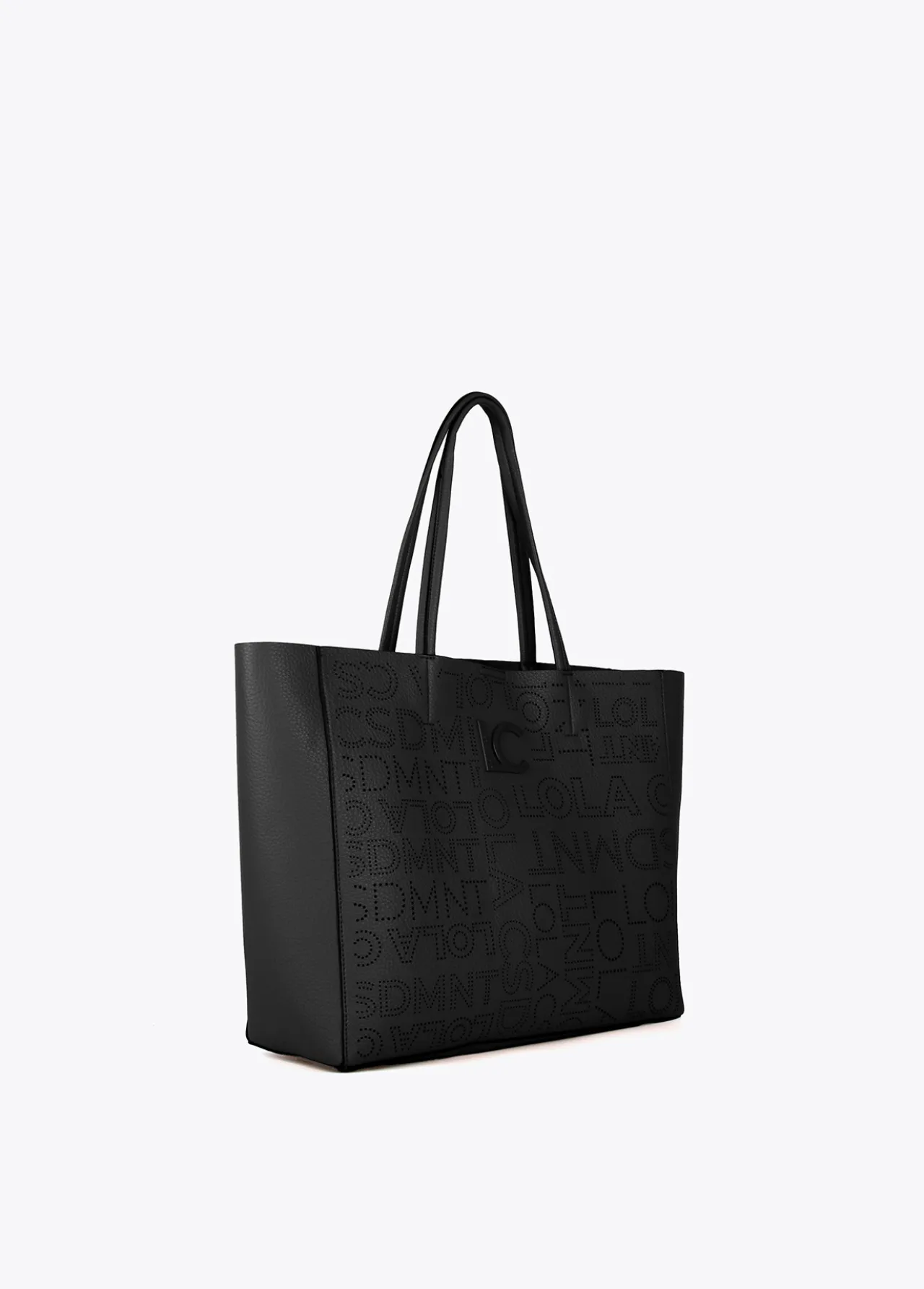shopper_logo_troquelado_4-1.webp Lola Casademunt Bolsos Shopper | Bolsos De Hombro<Shopper logo troquelado CRUDO