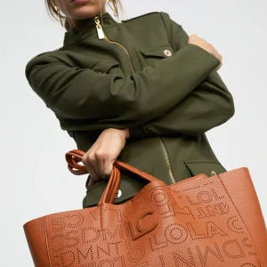 Lola Casademunt Bolsos Shopper | Bolsos De Hombro<Shopper logo troquelado CRUDO