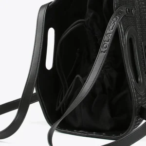 Lola Casademunt Bolsos<Shopper material trenzado NEGRO