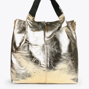 Lola Casademunt Bolsos Shopper | Bolsos De Hombro<Shopper metalizado FUCSIA