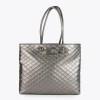Lola Casademunt Bolsos Shopper | Bolsos De Hombro<Shopper rombos relieve GRIS