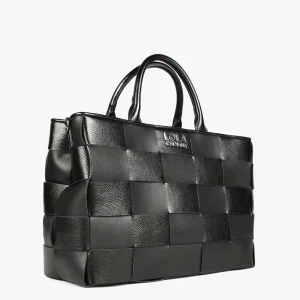 Lola Casademunt Bolsos Shopper | Bolsos De Hombro<Shopper trenzado PLATEADO