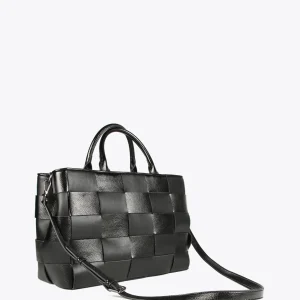 Lola Casademunt Bolsos Shopper | Bolsos De Hombro<Shopper trenzado PLATEADO