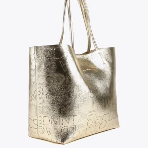 Lola Casademunt Bolsos Shopper | Bolsos De Hombro<Shopper troquelado DORADO