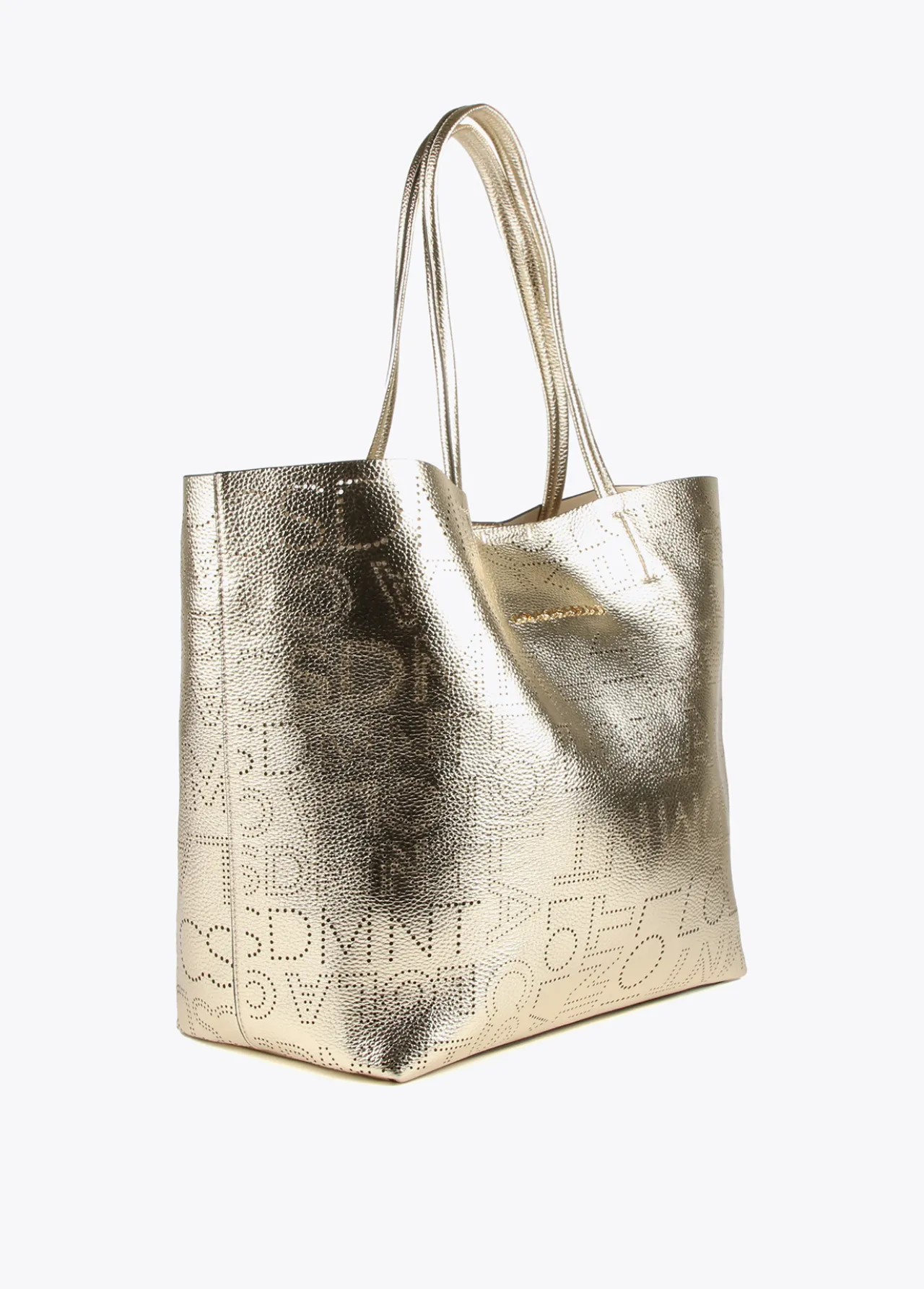 shopper_troquelado_2.webp Lola Casademunt Bolsos Shopper | Bolsos De Hombro<Shopper troquelado DORADO