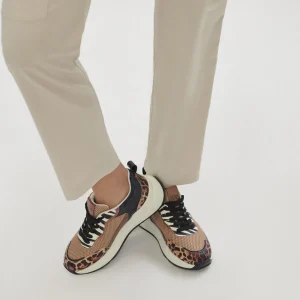 Lola Casademunt Zapatillas Deportivas<Sneakers animal print rejilla | COLECCIÓN LOLA | Lola Casademunt MARRON