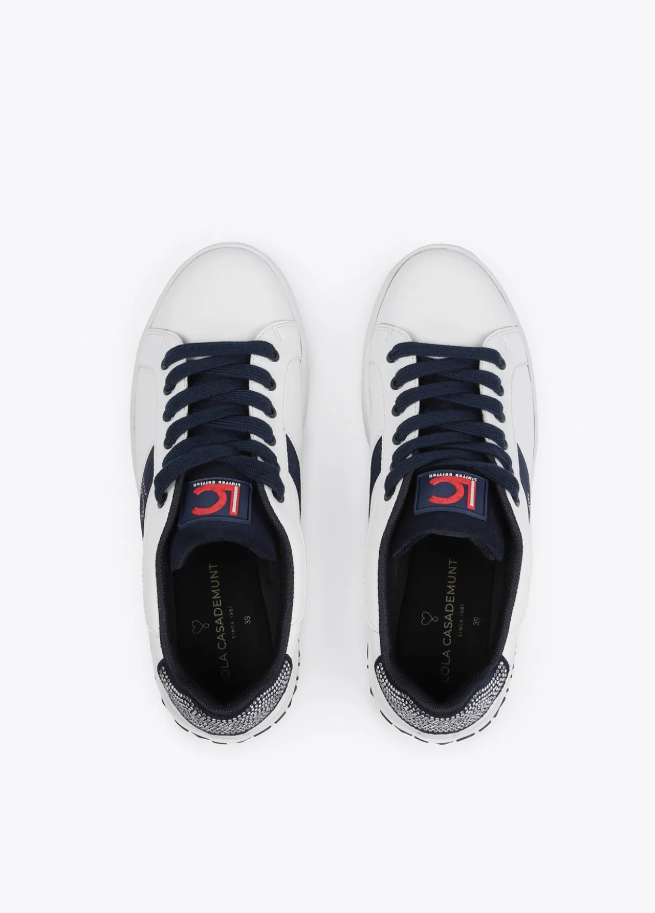 sneakers_brillantes_de_edicin_limitada__lola_casademunt_5.webp Lola Casademunt Zapatillas Deportivas<Sneakers brillantes de edición limitada - Lola Casademunt BLANCO-AZUL