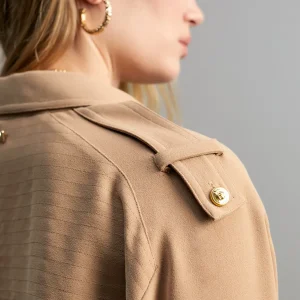 Lola Casademunt Camisas Y Blusas<Sobre camisa bolsillos CAMEL