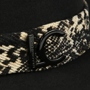 Lola Casademunt Animal Print | Gorros Sombreros Y Guantes<Sombrero cinta jacquard NEGRO