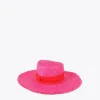 Lola Casademunt Accesorios | Baño<Sombrero con ala ancha FUCSIA