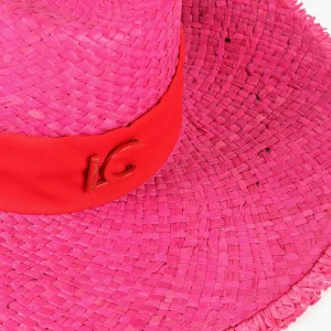 Lola Casademunt Accesorios | Baño<Sombrero con ala ancha FUCSIA