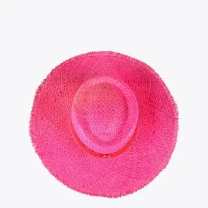 Lola Casademunt Accesorios | Baño<Sombrero con ala ancha FUCSIA