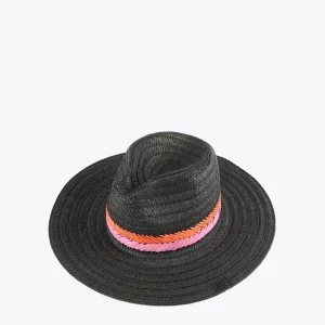 Lola Casademunt Accesorios | Baño<Sombrero efecto ráfia NEGRO