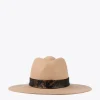 Lola Casademunt Gorros Sombreros Y Guantes<Sombrero fieltro lana CAMEL