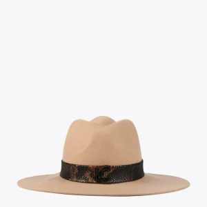Lola Casademunt Gorros Sombreros Y Guantes<Sombrero fieltro lana CAMEL