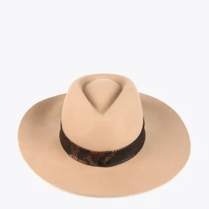 Lola Casademunt Gorros Sombreros Y Guantes<Sombrero fieltro lana CAMEL