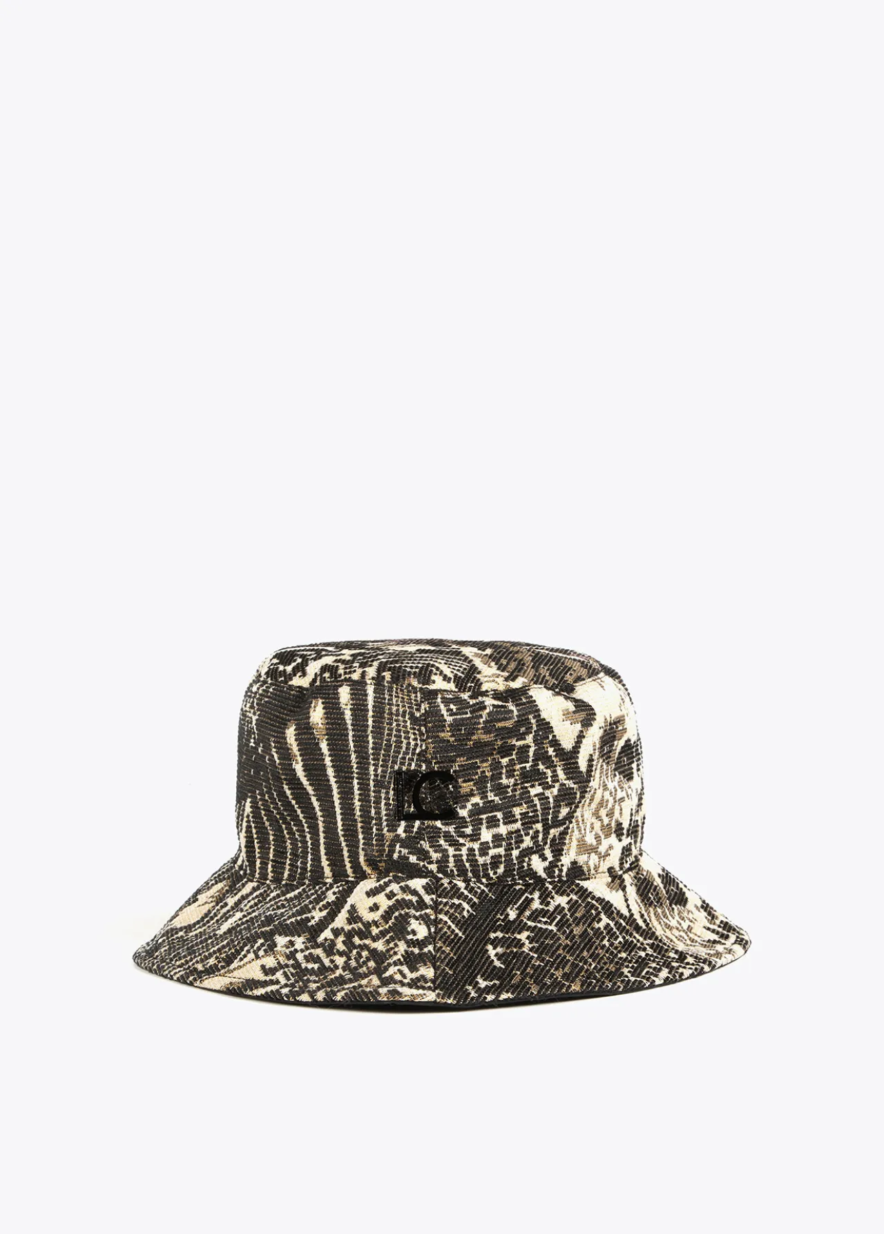 sombrero_jacquard_0.webp Lola Casademunt Animal Print | Gorros Sombreros Y Guantes<Sombrero jacquard NEGRO-METAL