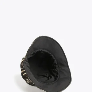 Lola Casademunt Animal Print | Gorros Sombreros Y Guantes<Sombrero jacquard NEGRO-METAL