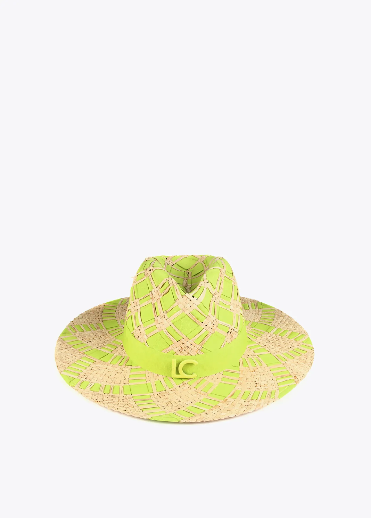 sombrero_trenzado_bicolor_3-1.webp Lola Casademunt Accesorios | Baño<Sombrero trenzado bicolor NEGRO