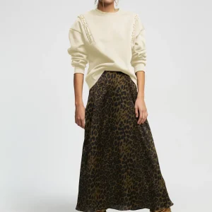 Lola Casademunt Sudaderas<Sudadera con pedrería NEGRO