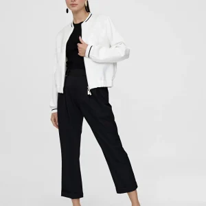 Lola Casademunt Chaquetas Y Gabardinas<Sudadera cremallera con lentejuelas CRUDO