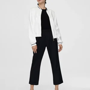 Lola Casademunt Chaquetas Y Gabardinas<Sudadera cremallera con lentejuelas CRUDO