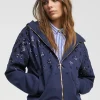 Lola Casademunt Sudaderas<Sudadera detalle lentejuela AZULNOCHE