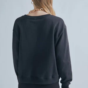 Lola Casademunt Sudaderas<Sudadera M detalle strass |  Ropa | Lola Casademunt NEGRO
