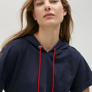 Lola Casademunt Sudaderas<Sudadera manga corta de algodón 100% - Lola Casademunt BLANCO