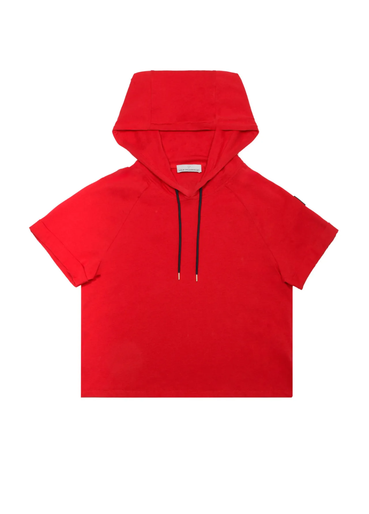 sudadera_manga_corta_roja_de_algodn___lola_casademunt_5.webp Lola Casademunt Sudaderas<Sudadera manga corta roja de algodón 100% - Lola Casademunt BLANCO