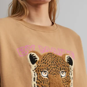 Lola Casademunt Animal Print | Sudaderas<Sudadera tigre CAMEL