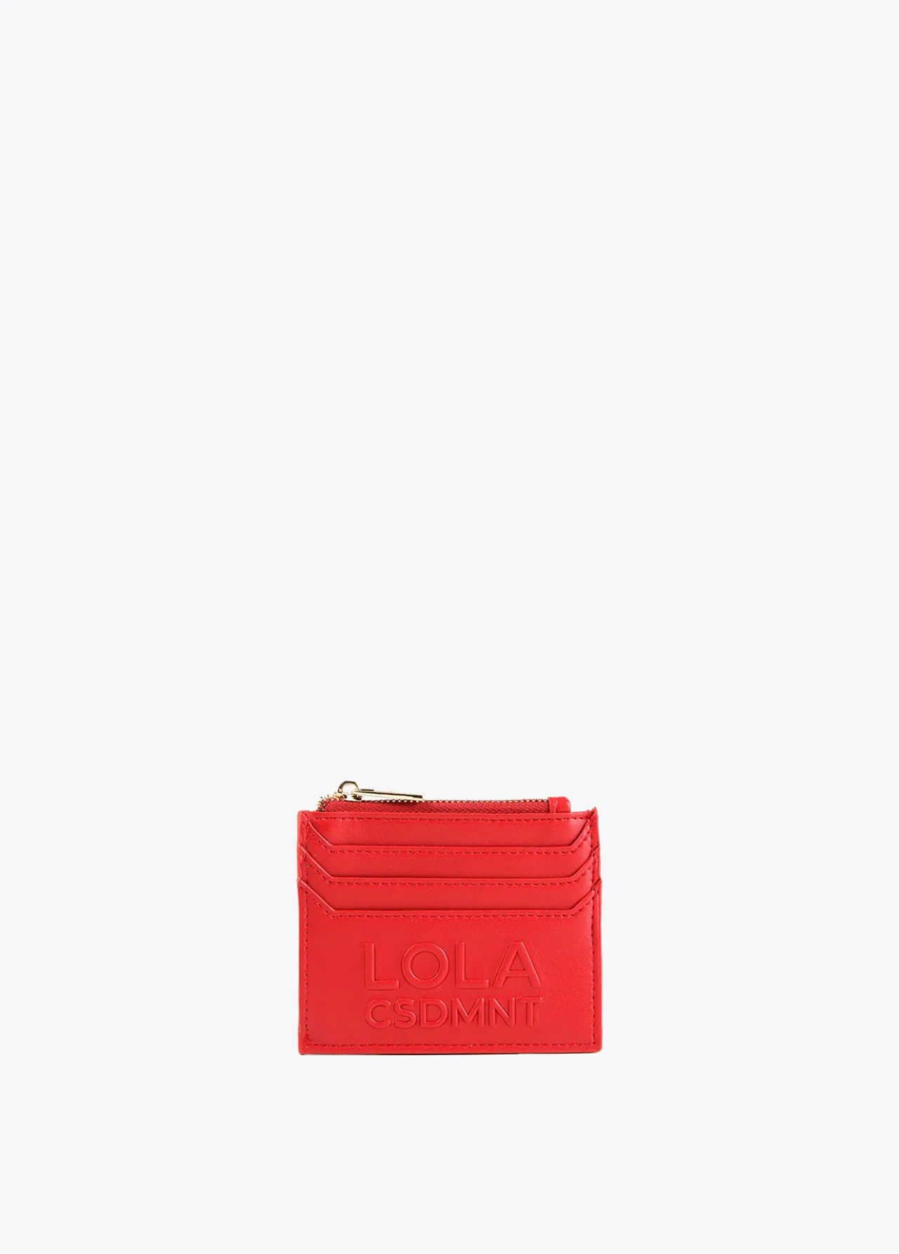 tarjetero_con_logo_en_relieve_0.webp Lola Casademunt Accesorios | Bolsos<Tarjetero con logo en relieve. FUCSIA
