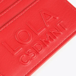 Lola Casademunt Accesorios | Bolsos<Tarjetero con logo en relieve. FUCSIA
