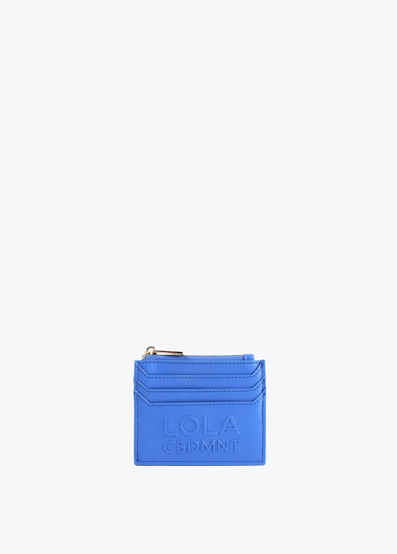 tarjetero_logo_con_relieve_0-1.webp Lola Casademunt Accesorios | Bolsos<Tarjetero logo con relieve FUCSIA