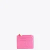 Lola Casademunt Accesorios | Bolsos<Tarjetero logo con relieve FUCSIA