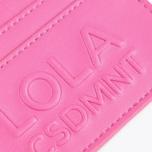 Lola Casademunt Accesorios | Bolsos<Tarjetero logo con relieve FUCSIA