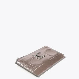 Lola Casademunt Accesorios | Bolsos<Tarjetero metalizado DORADO