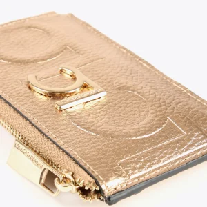 Lola Casademunt Accesorios | Bolsos<Tarjetero metalizado DORADO
